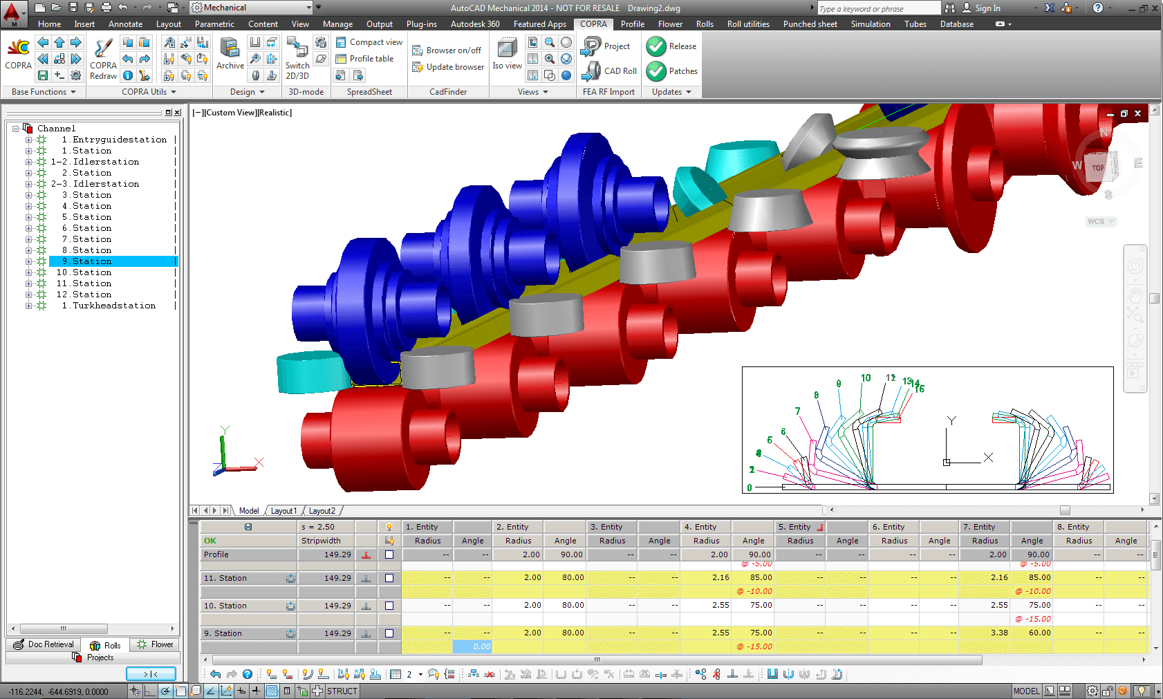 COPRA RF program window